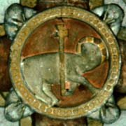Metz : clef de voûte de la chapelle