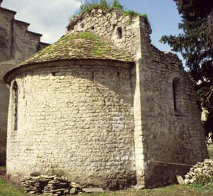 Saint-Alban de Roche : chevet de la chapelle