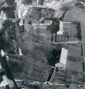 Villers-le-Temple : vue aérienne de la commanderie