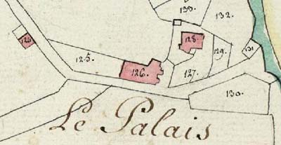 Le Palais-sur-Vienne : plan napoléonien (1814)