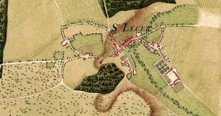 Saint-Léger : plan