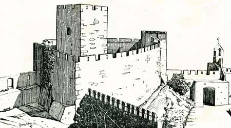Tomar : le château avec son donjon