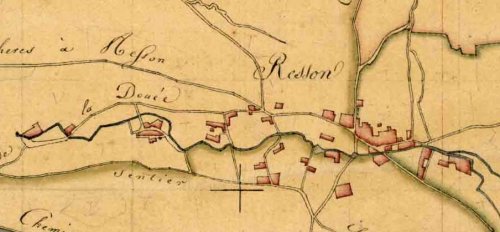 Resson : extrait du plan napoléonien (1813)
